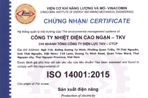 HỆ THỐNG QUẢN LÝ MÔI TRƯỜNG ISO 14001:2015