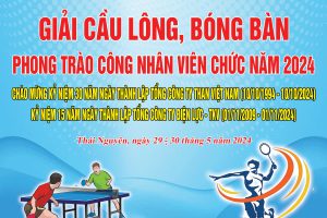 SÔI NỔI GIẢI CẦU LÔNG, BÓNG BÀN PHONG TRÀO CNVC NĂM 2024