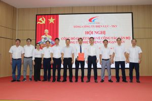 TỔNG CÔNG TY ĐIỆN LỰC – TKV TỔ CHỨC HỘI NGHỊ CÔNG BỐ QUYẾT ĐỊNH VỀ CÔNG TÁC CÁN BỘ TẠI CÔNG TY NHIỆT ĐIỆN CAO NGẠN – TKV